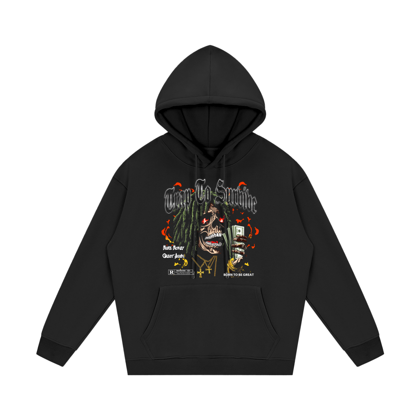 Streetwear Unisex Fleece Hoodie ODMPOD