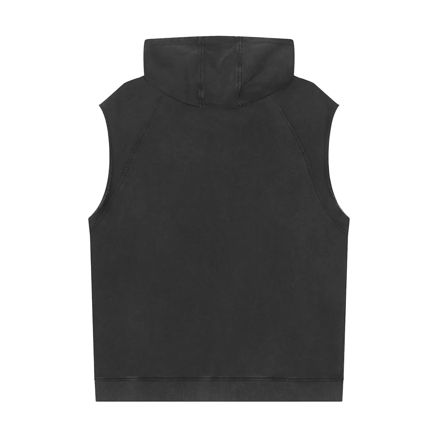 Trap To Infinity Snow Washed Sleeveless Hoodie.