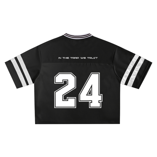 Taped Mesh Boxy T-shirt ODMPOD