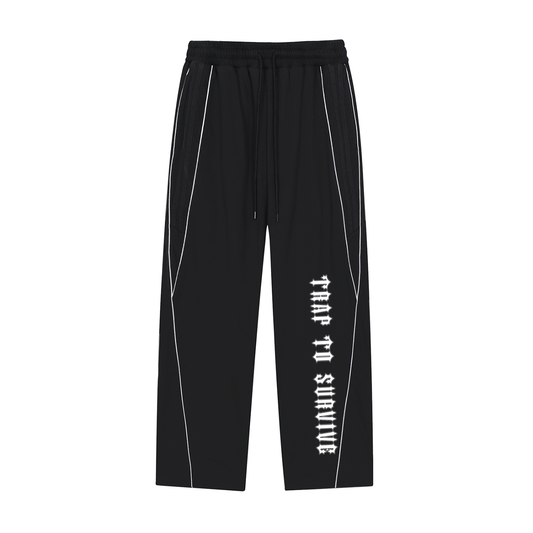 Reflection Striped Straight-Leg Sweatpants ODMPOD