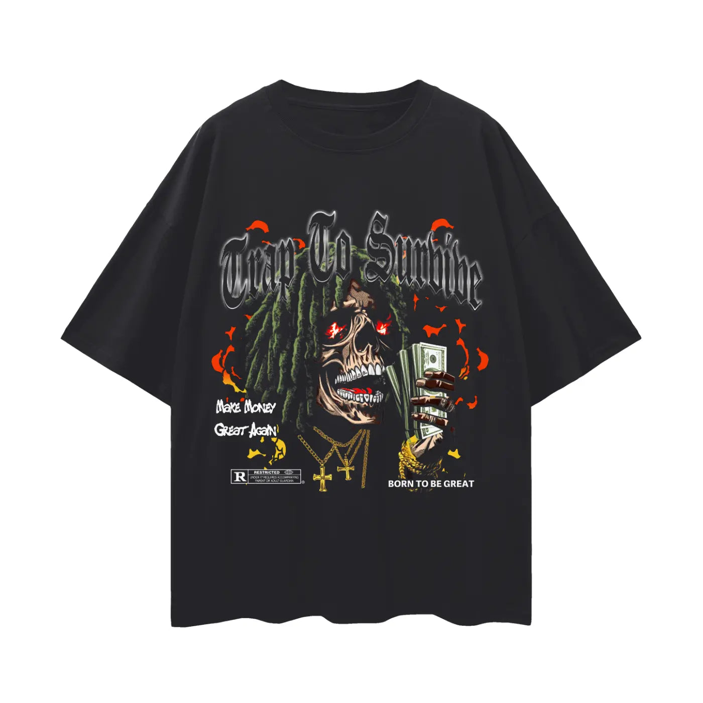 Trap, Stack, Repeat Tee - 190 GSM ODMPOD