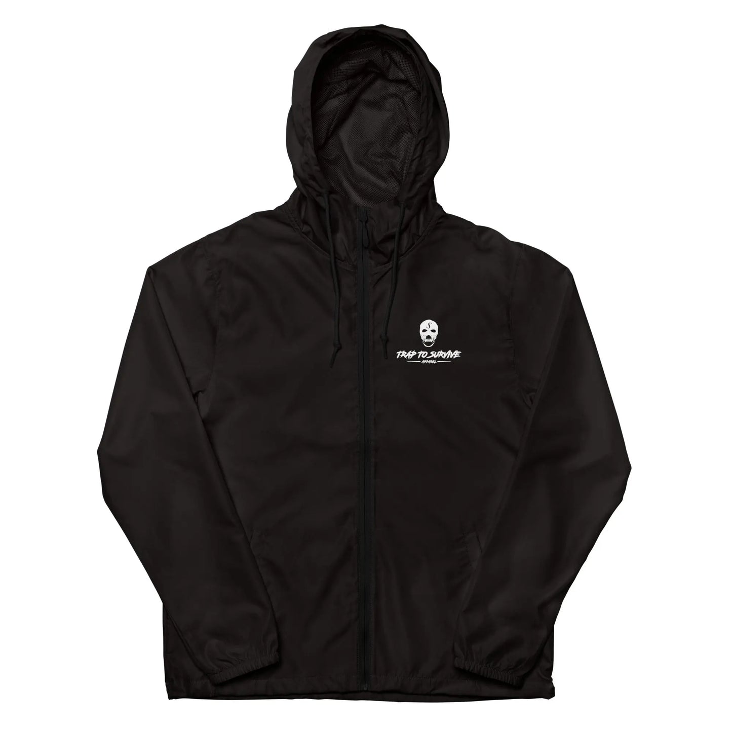 V2 Zip Up Logo Windbreaker Trap To Survive Apparel