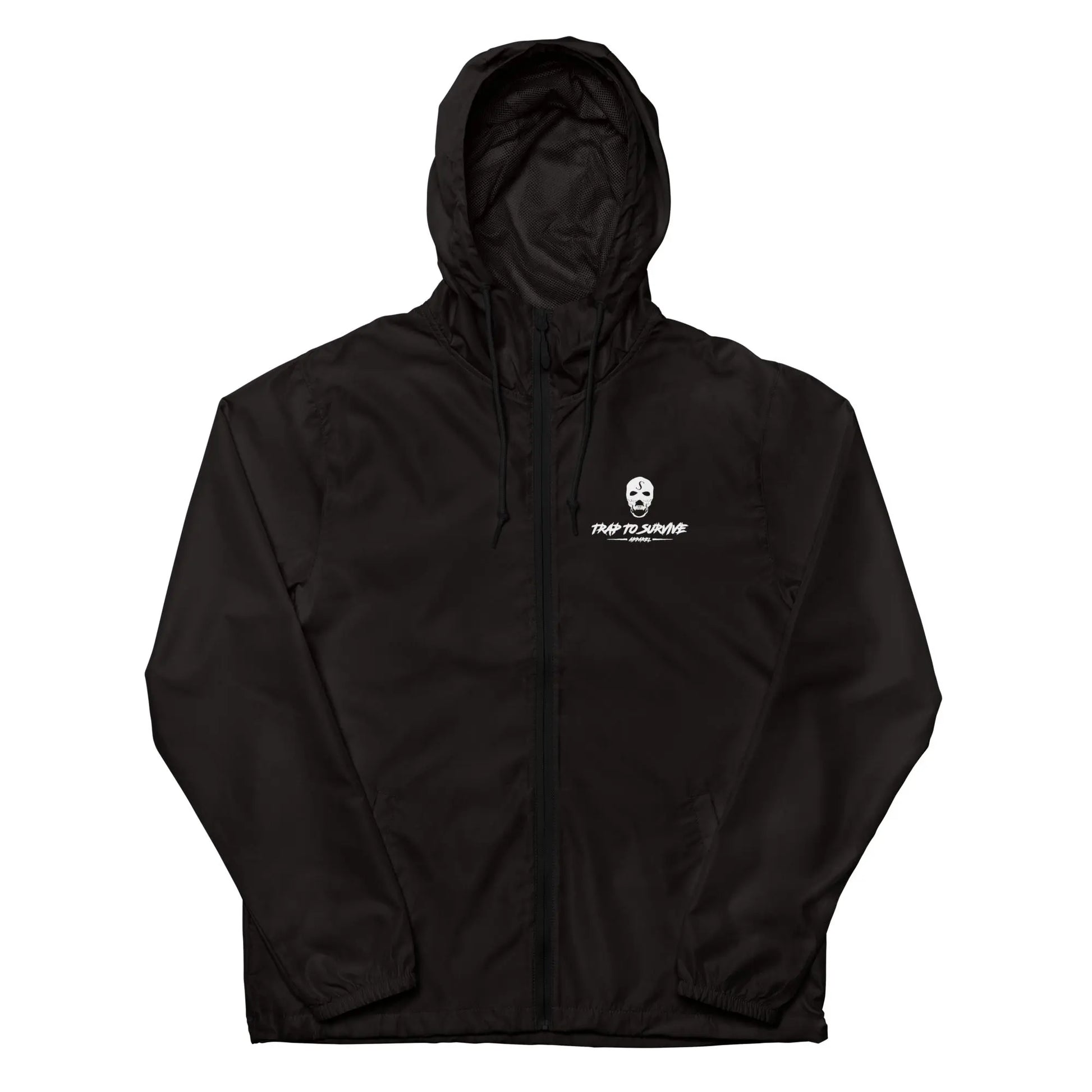 V2 Zip Up Logo Windbreaker Trap To Survive Apparel