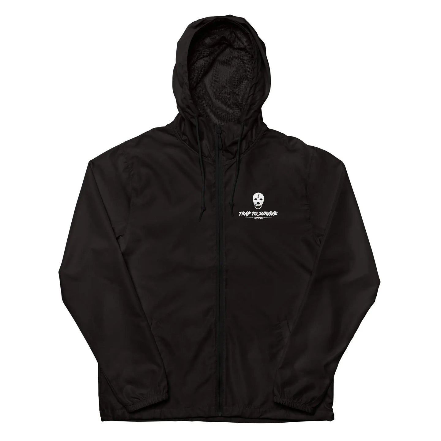 V2 Zip Up Logo Windbreaker Trap To Survive Apparel