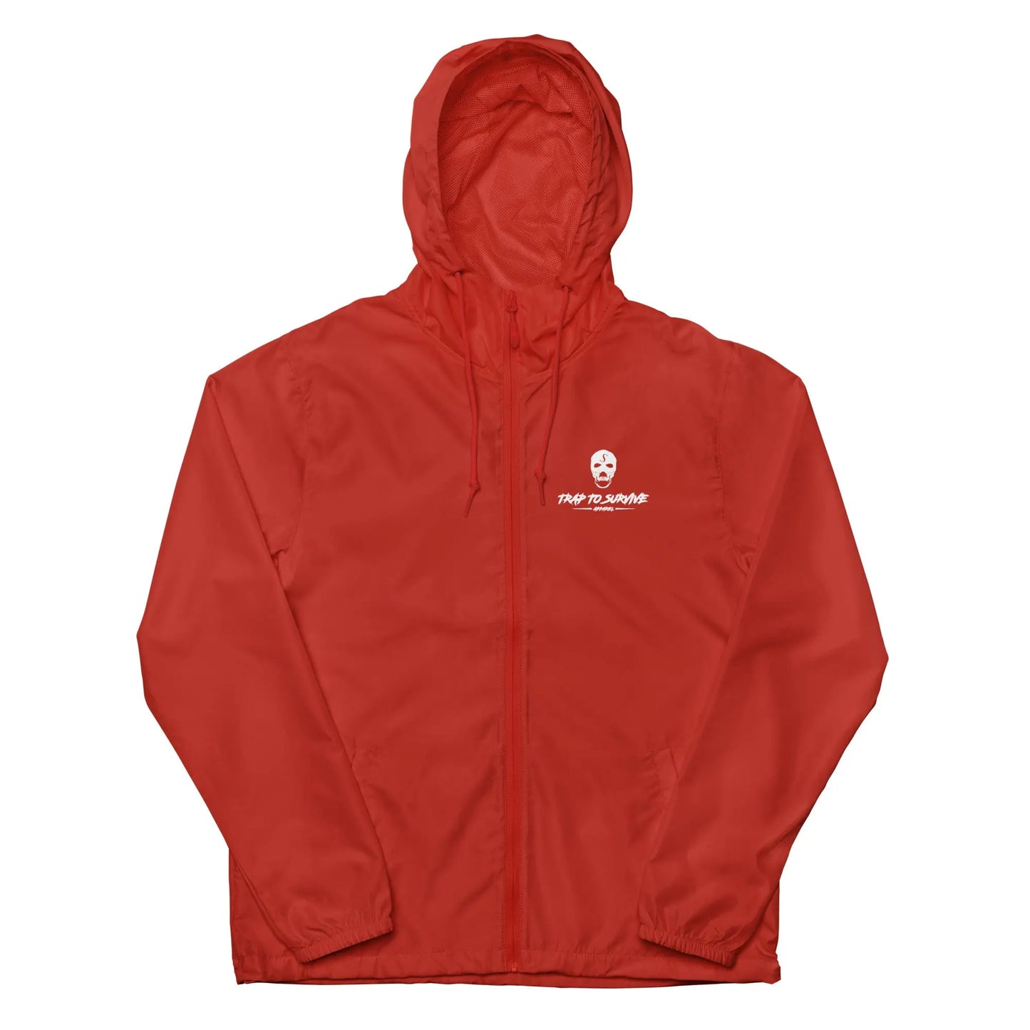 V2 Zip Up Logo Windbreaker Trap To Survive Apparel