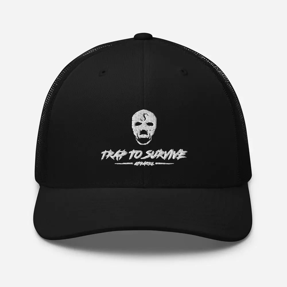 Logo Trucker Cap Trap To Survive Apparel