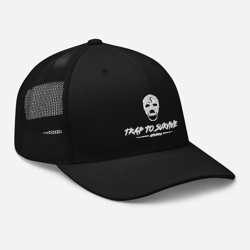 Logo Trucker Cap Trap To Survive Apparel