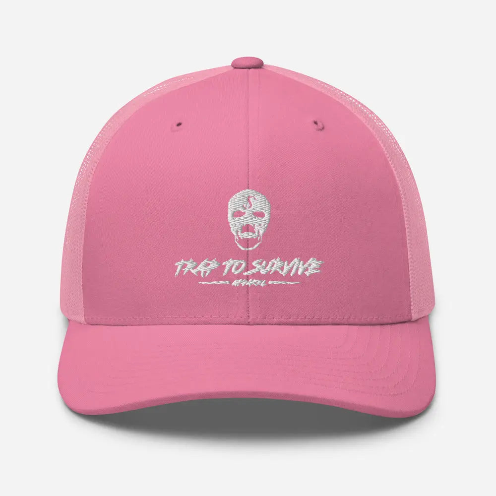 Logo Trucker Cap Trap To Survive Apparel