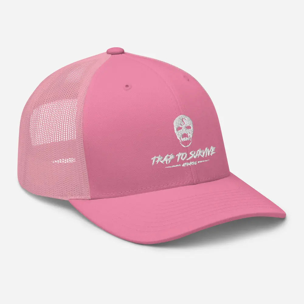 Logo Trucker Cap Trap To Survive Apparel